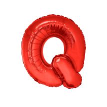 Ballon lettre rouge géante de 102cm (Lettre Q)