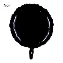 Ballon rond métallisé (Noir)