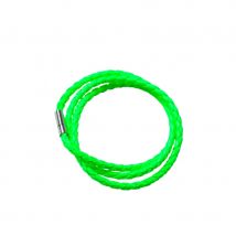 Bracelet tressé fluo (Vert)