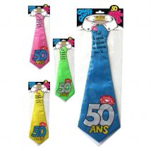 Cravate Anniversaire humoristique (50 ans)