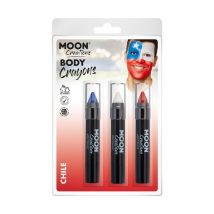 Crayons cosmétiques drapeau de pays 3,5g (Chili)