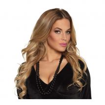 Collier de perles, double rangée (Noir)