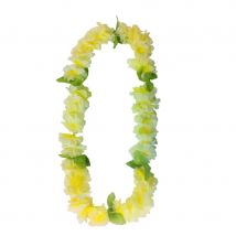 Collier hawaïen de fleurs (Jaune)