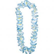 Collier Hawaïen fleuri (Bleu)