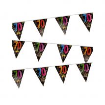 Déco Anniversaire feux d'artifice (Guirlande 70ans)