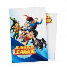 Décoration anniversaire Justice League FSC (8 invitations)