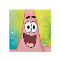 Décoration Bob l'Eponge pour anniversaire (16 serviettes de 33cm)