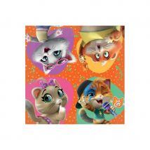 Décoration d'anniversaire 44 Chats (16 serviettes)