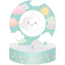 Décoration d'anniversaire petit nuage pour enfant (Centre de table 23x30cm)