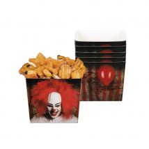 Décoration de cirque halloween pour table (6 pots en carton)