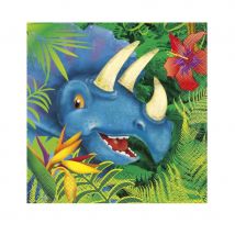 Décoration Dinosaures pour table d'anniversaire (16 serviettes)