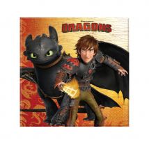 Décoration Dragons pour table d'anniversaire (20 serviettes)