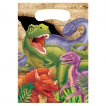Décorations dinosaure pour table d'anniversaire (8 sacs cadeau)