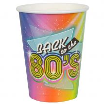 Déco de table années 80 (10 gobelets)