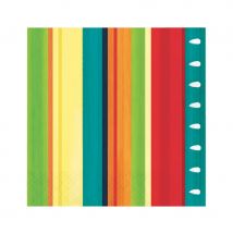 Déco de table aux couleurs Mexicaine (16 serviettes)