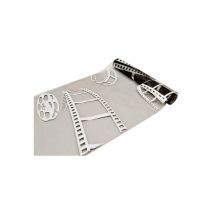 Déco de table sur le thème du cinéma (Chemin de table 5m x 28cm)