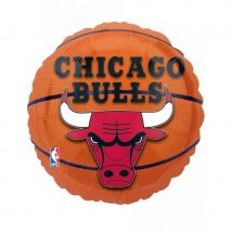 Décoration de table Chicago Bulls (Ballon rond en aluminium)