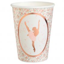 Décoration de table danseuse étoile (10 gobelets)