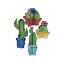 Décoration de table lama et cactus (4 centres de table cactus)