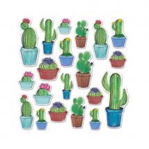 Décoration de table lama et cactus (20 cutouts cactus)