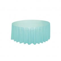 Décoration de table menthe (Nappe ronde de 213cm)