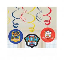 Décoration de table Pat Patrouille (6 décorations/suspendre)