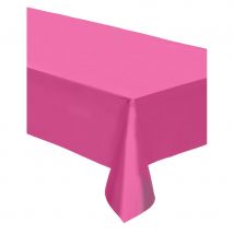 Décoration de table rose fuchsia (Nappe de 137 x 274 cm)