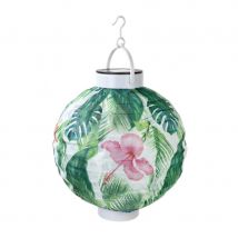 Décoration de table tropicale (Lanterne solaire)
