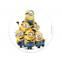 Disque en sucre Minions, 16cm (16cm)