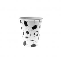 Décorations foot pour table d'anniversaire (10 gobelets)