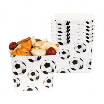 Décos foot pourtable d'anniversaire (6 cornets)