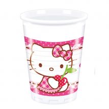 Décos Hello Kitty de table d'anniversaire (8 Gobelets)