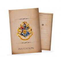 Décoration Harry Potter d'anniversaire, FSC (8 invitations)