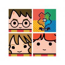 Décoration kawaii Harry Potter d'anniversaire (16 serviettes)