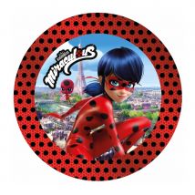 Décorations LadyBug d'anniversaire (8 assiettes de 23cm)