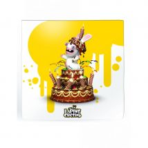 Décoration les Lapins Crétins jaune pour table (20 serviettes)