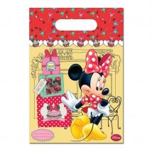 Décorations Minnie café d'anniversaire (6 sacs cadeaux)