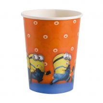 Décorations Minions d'anniversaire (8 gobelets)