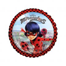 Déco Miraculous Ladybug pour table d'anniversaire (Ballon aluminium de 43cm)