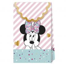 Décoration Minnie Mouse pour table (6 sacs cadeaux)
