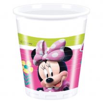 Déco Minnie pour table d'anniversaire (8 gobelets)