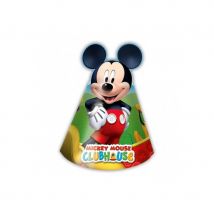 Décos Mickey pour anniversaire (6 chapeaux)