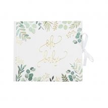 Décoration Oh Baby pour fête de naissance (Livre d or)