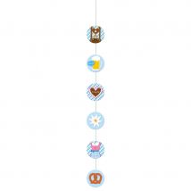 Décoration Oktoberfest pour table (4 guirlandes/suspendre)