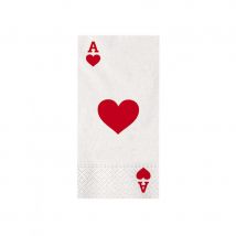 Décoration poker de table (16 serviettes)