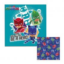 Décorations Pjmasks de table d'anniversaire (16 serviettes)