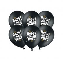 Décorations pour Nouvel An suspensions ou ballons (6 ballons)