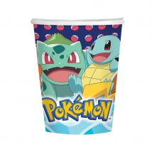 Déco Pokemon pour table d'anniversaire (8 gobelets)