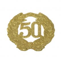 Décoration pailletée pour jubilé (50 ans)