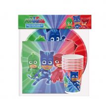 Décoration Pyjamasques pour table (Pack de vaisselle)